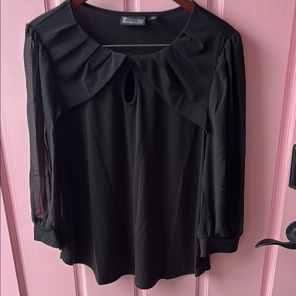 Zara Elegant Black Blouse
